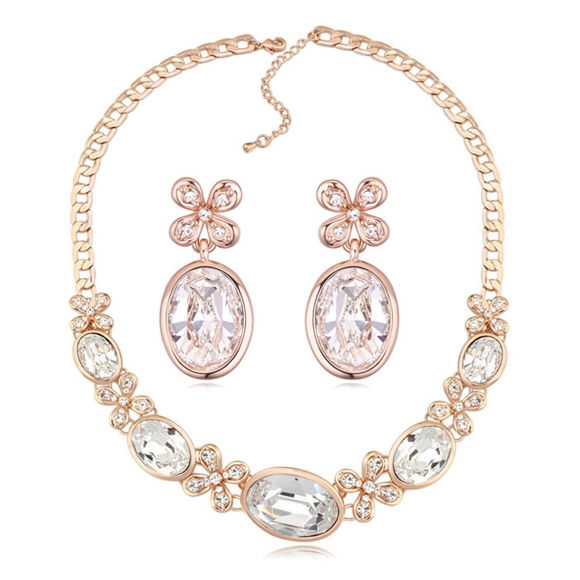 Immagine di Fate Swarovski Elements Crystal Package(Earrings & Necklace)