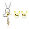 Immagine di Rain Butterfly Crystal Package(Necklace & Earrings)