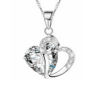 Immagine di Heart-shaped Zircon Crystal Necklace