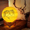Immagine di Lampada lunare con foto personalizzata 3D magica con controllo touch per coppie innamorate (10cm-20cm)