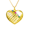 Immagine di Collana con ciondolo a forma di cuore per la nascita di una collana per mamme in argento sterling 925