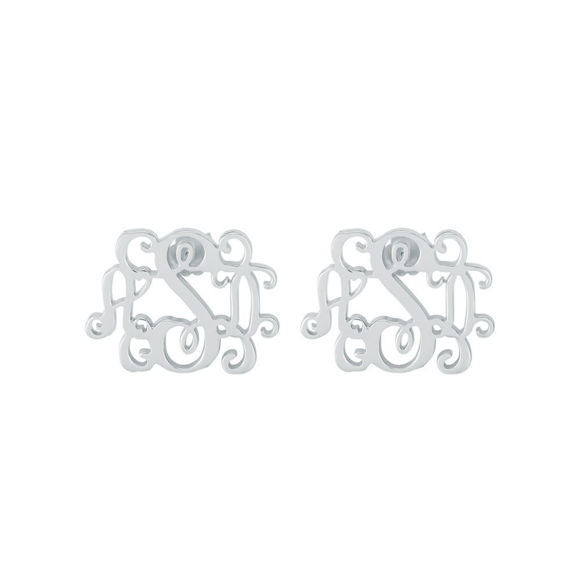 Immagine di Orecchini nominali personalizzati Regalo unico in argento 925