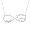 Immagine di Collana Infinity Heart In Heart 2 Names Sterling