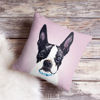 Immagine di Cuscino per animali domestici con ritratto personalizzato con illustrazione per il tuo adorabile animale domestico - PRODOTTO PREMIUM