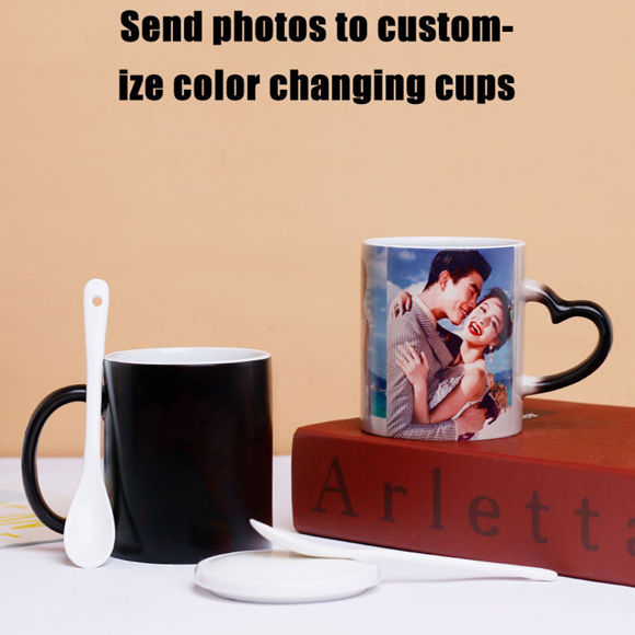 Immagine di Tazza con foto magica personalizzata: la tua bella foto sulla tazza per uso quotidiano