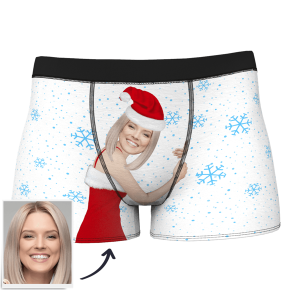 Immagine di Slip boxer natalizi da uomo personalizzati