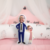 Immagine di Cuscino fotografico personalizzato Regali perfetti per padre e figlia