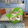 Immagine di Regalo perfetto per la coperta personalizzata con 4 foto