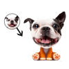 Immagine di Cuscini per il viso personalizzati con foto Divertenti animali domestici