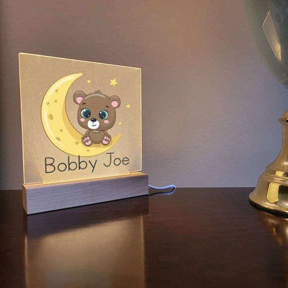 Immagine di Luce notturna a LED personalizzata per animali carini